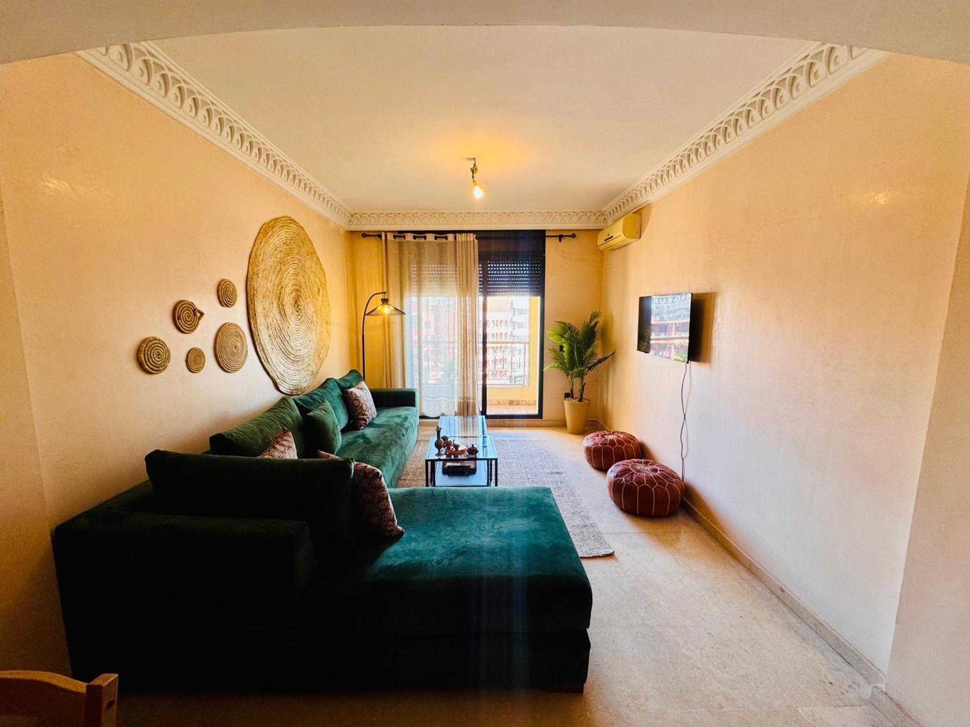 E-Appartement De Luxe Centre Gueliz Piscine Parking Fibre Netflix Marraquexe Exterior foto